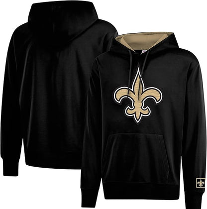 Ultra Game NFL Official Adults Unisex Super Soft Game Day Hoodie Sweatshirt, New Orleans Saints, Team Color 24|New Orleans Saints