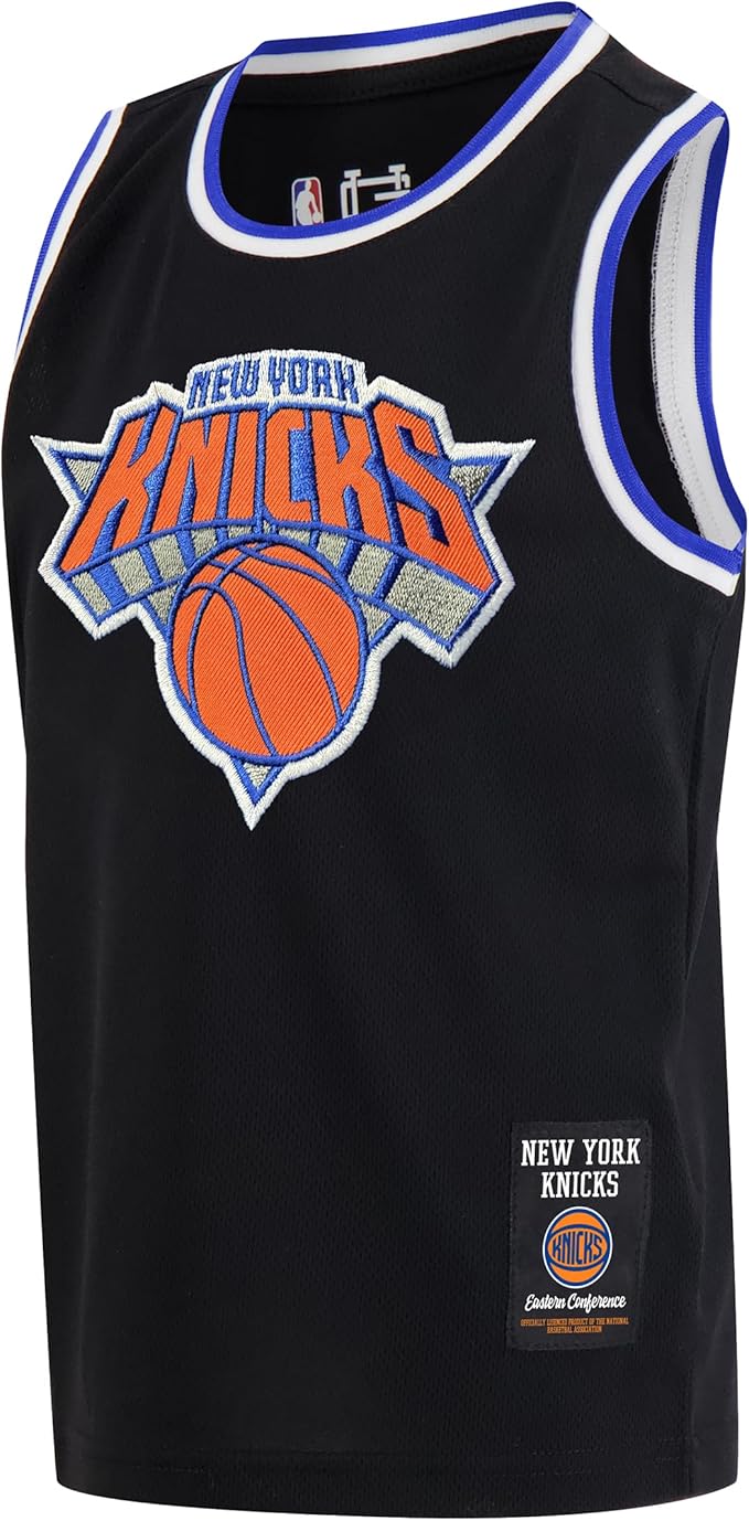 Ultra Game Youth's NBA Official Super Soft Tank Top & Shorts 2-Piece Set, New York Knicks, Black|New York Knicks