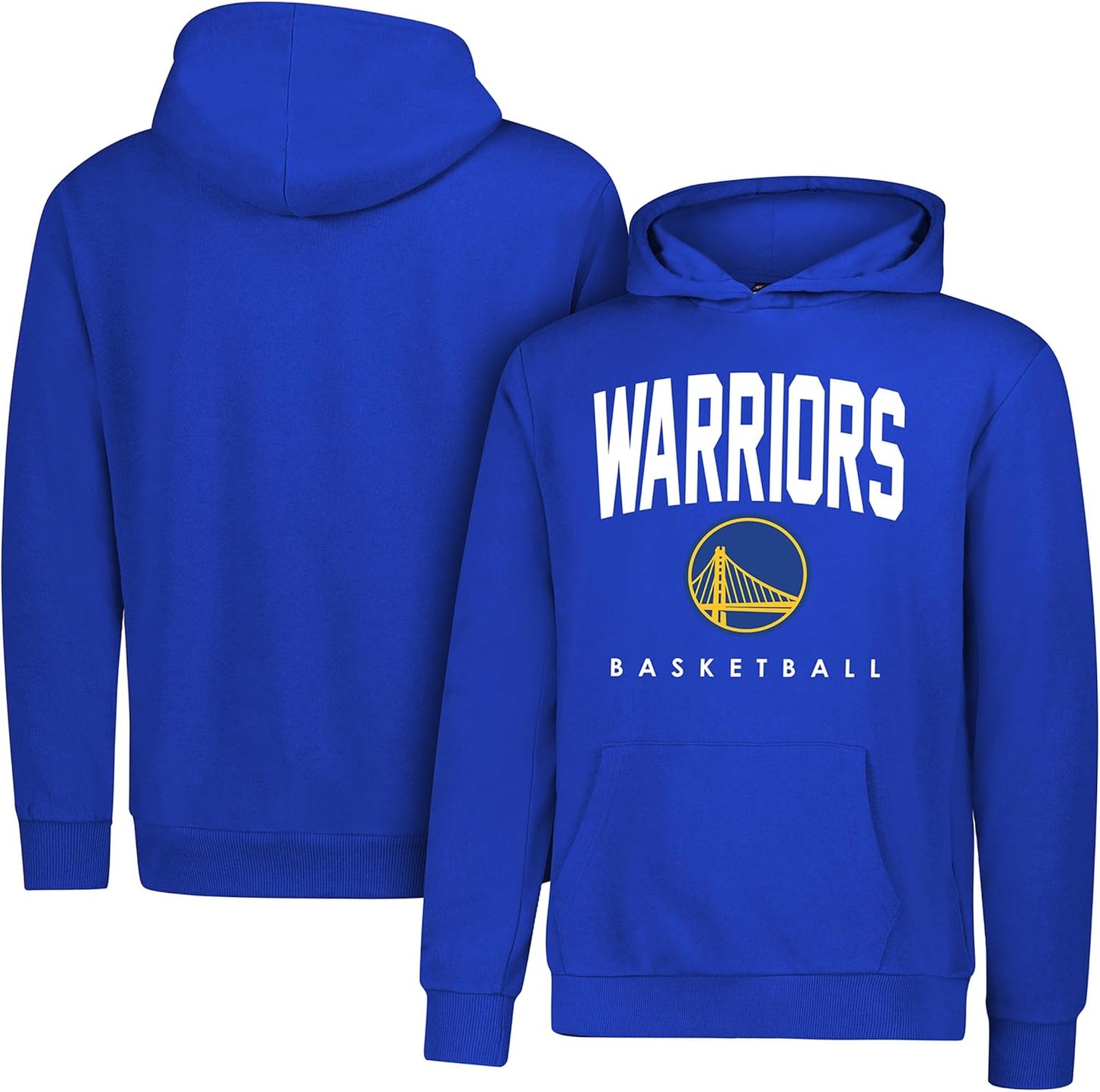 Ultra Game NBA Official Youth Super Soft Teamster Hoodie Sweatshirt, Golden State Warriors, Team Color|Golden State Warriors