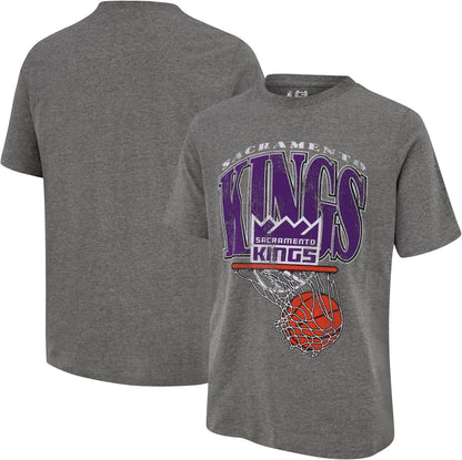 Ultra Game NBA Mens Official Hoops Short Sleeve T-Shirt, Sacramento Kings, Team Color|Sacramento Kings