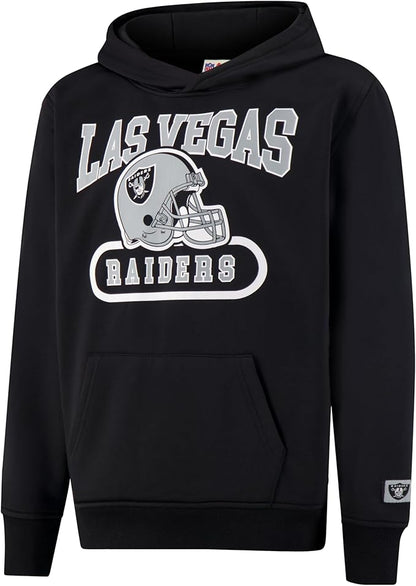 Ultra Game NFL Official Youth Super Soft Jogger & Hoodie Sweatshirt Set, Las Vegas Raiders, Team Color|Las Vegas Raiders