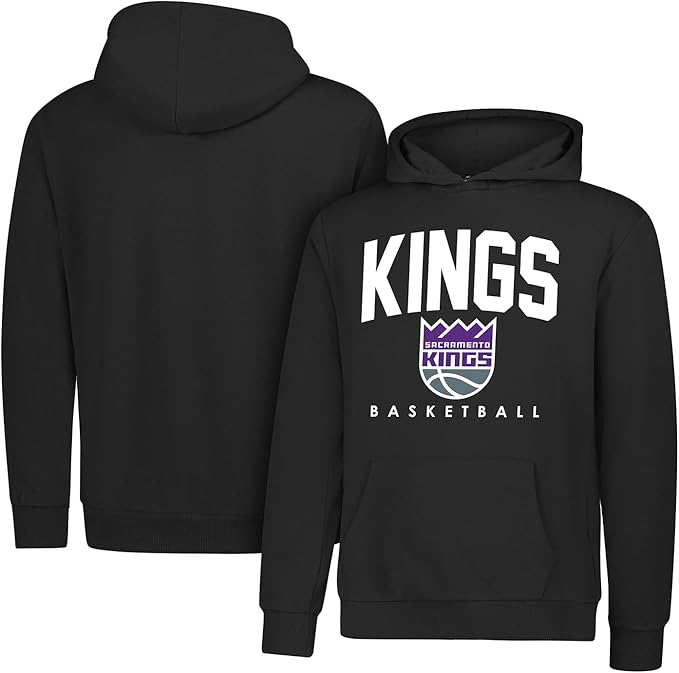 Ultra Game NBA Official Youth Super Soft Teamster Hoodie Sweatshirt, Sacramento Kings, Team Color|Sacramento Kings