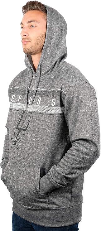 Ultra Game NBA Official Men’s Super Soft Midtown Hoodie Pullover Sweatshirt - Unisex, San Antonio Spurs|San Antonio Spurs