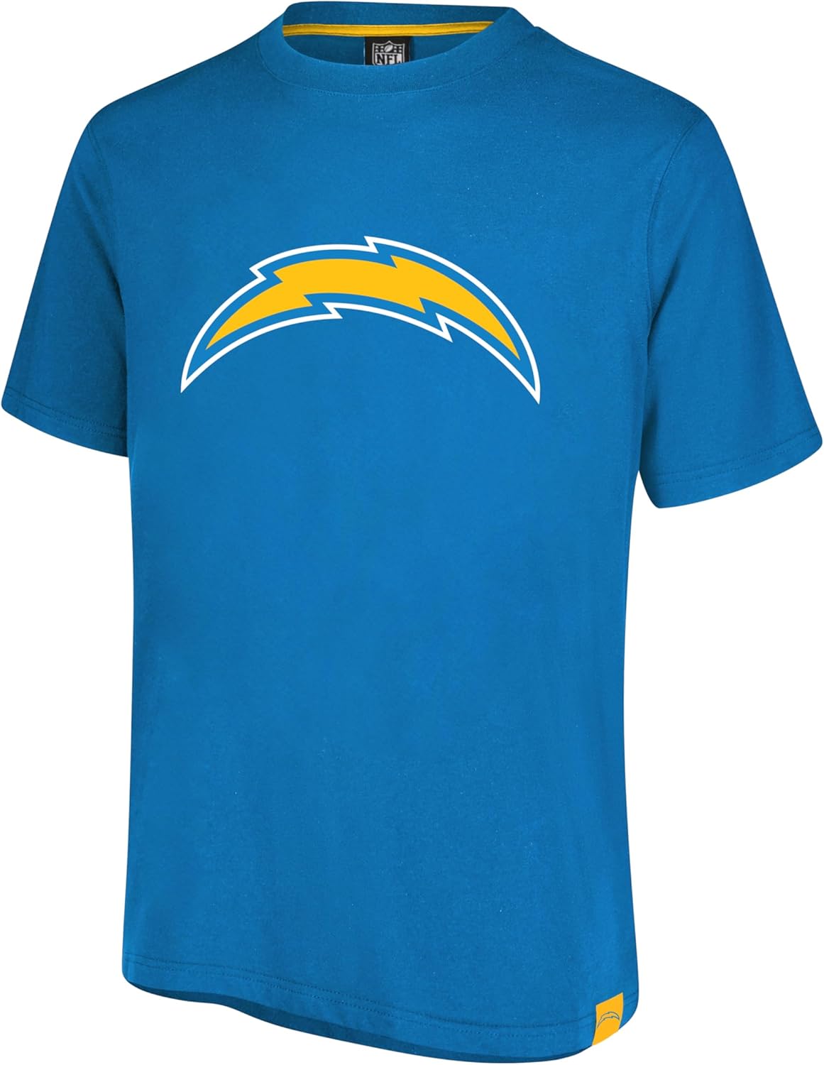 Ultra Game NFL Official Adults Super Soft Game Day T-Shirt - Unisex, Los Angeles Chargers, Team Color|Los Angeles Chargers