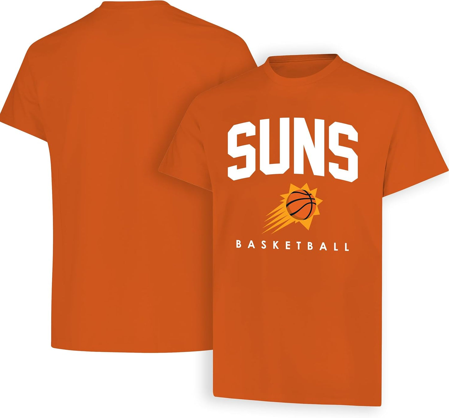 Ultra Game NBA Official Men's Official Teamster Short Sleeve T-Shirt, Phoenix Suns, Team Color|Phoenix Suns