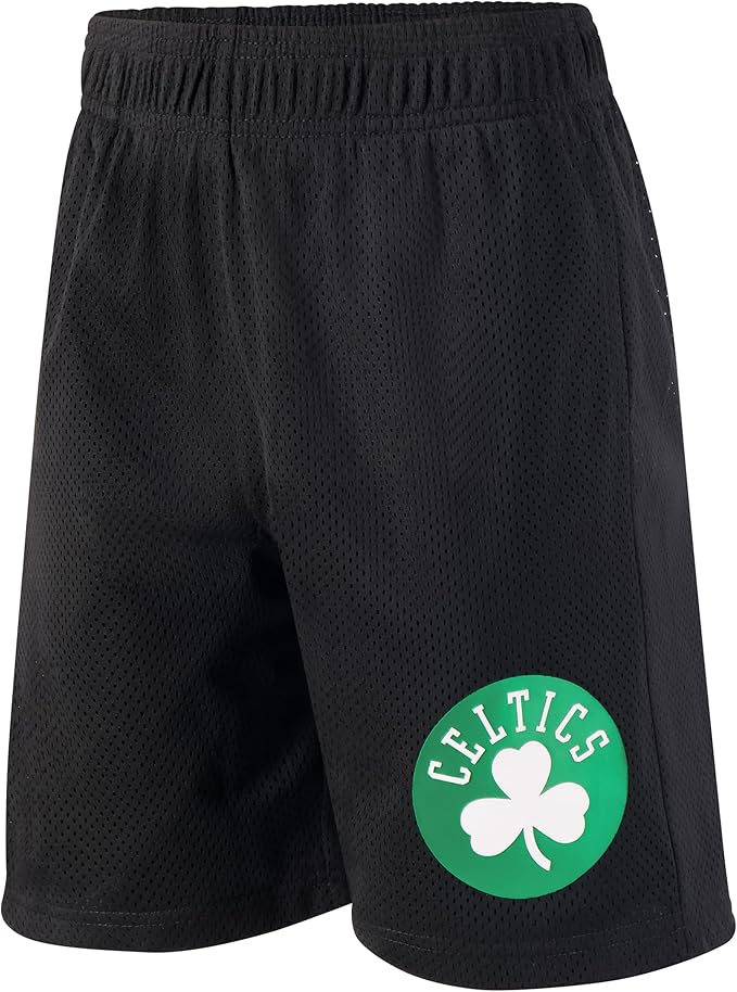 Ultra Game NBA Youth's Official Super Soft 2 Pack T-basketabll Shorts Set, Boston Celtics, Assorted|Boston Celtics