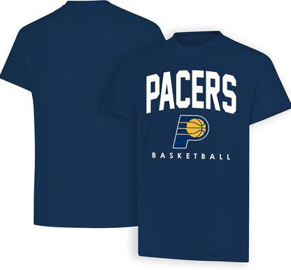 Ultra Game NBA Official Men's Official Teamster Short Sleeve T-Shirt, Indiana Pacers, Team Color|Indiana Pacers