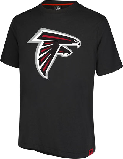 Ultra Game NFL Official Adults Super Soft Game Day T-Shirt - Unisex, Atlanta Falcons, Team Color|Atlanta Falcons