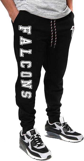 Ultra Game NFL Official Adults Super Soft Game Day Jogger Sweatpants - Unisex, Atlanta Falcons, Team Color|Atlanta Falcons