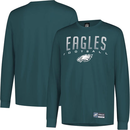 NFL Official Adults Super Soft Game Day Long Sleeve T-Shirt - Unisex|Philadelphia Eagles