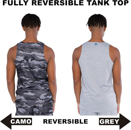 Ultra Game NBA Official Men’s Super-Soft Reversible Tank Top Muscle Tee, NBA|NBA