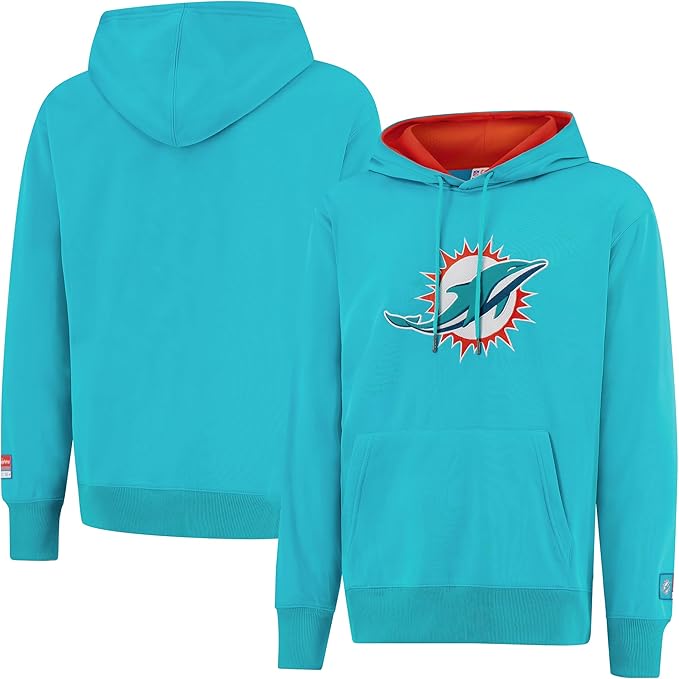 NFL Official Adults Unisex Super Soft Game Day Hoodie Sweatshirt|Miami Dolphins