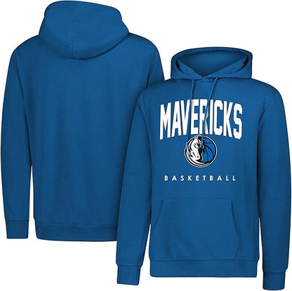 Ultra Game NBA Official Men's Super Soft Teamster Hoodie Sweatshirt, Dallas Mavericks, Team Color|Dallas Mavericks