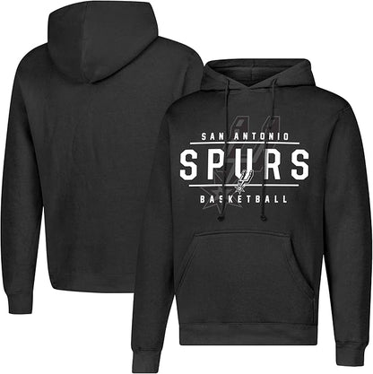 Ultra Game NBA Official Men's Super Soft Get Right Hoodie Sweatshirt, San Antonio Spurs, Black|San Antonio Spurs