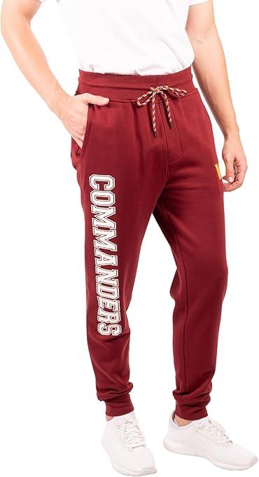 Ultra Game NFL Official Adults Super Soft Game Day Jogger Sweatpants - Unisex, Washington Commanders, Team Color|Washington Commanders