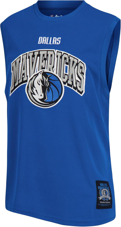 Ultra Game Men's NBA Official Sleeveless Players Mesh Tank Top Muscle T-Shirt, Dallas Mavericks - Luka Donƒçiƒá, Team Color|Dallas Mavericks - Luka Donƒçiƒá