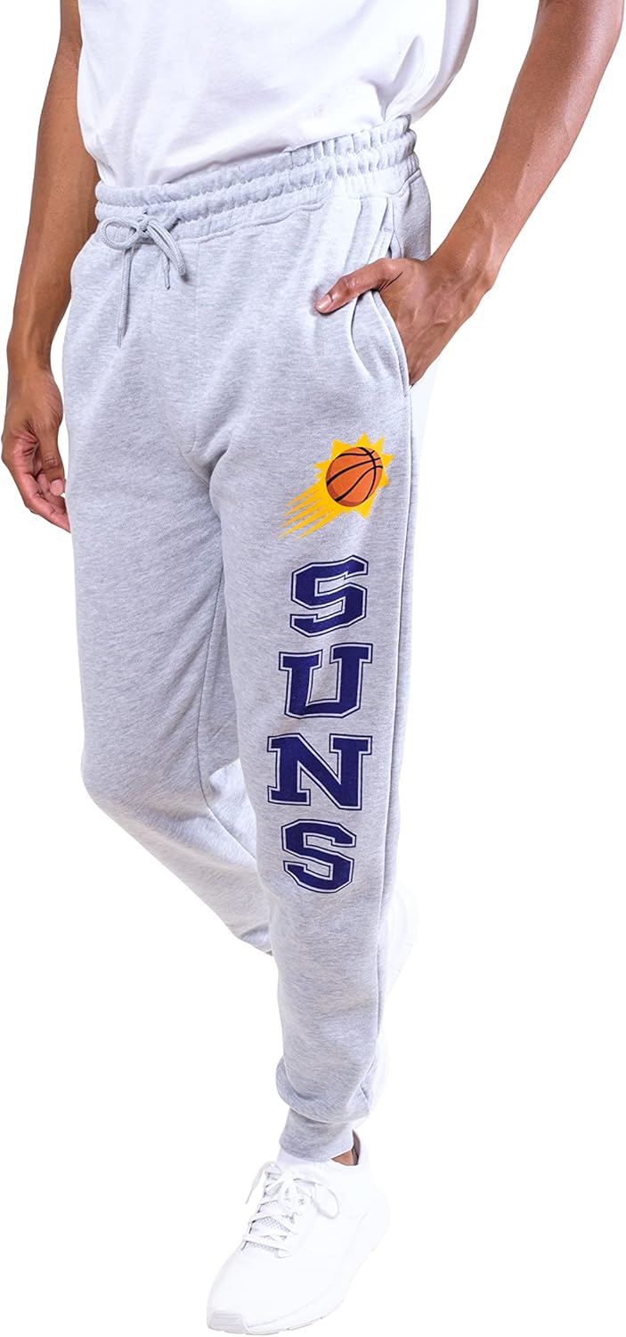 Ultra Game NBA Official Men's Super Soft Game Day Jogger Sweatpants, Phoenix Suns|Phoenix Suns