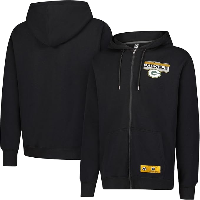 NFL Official Adults Super Soft Supreme Full Zip Hoodie Sweatshirt