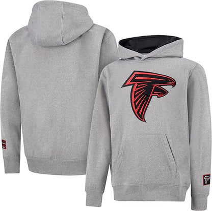 Ultra Game NFL Official Youth Super Soft Hoodie Sweatshirt Pullover - Warm Polyester Blend Atlanta Falcons|Atlanta Falcons