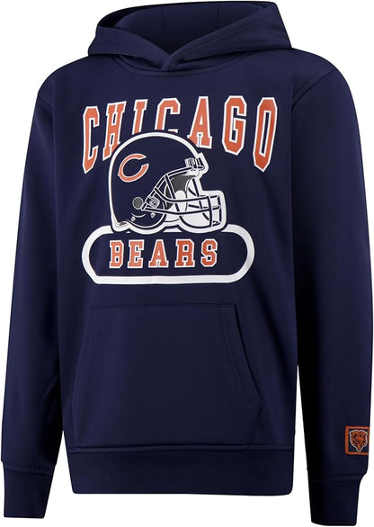 Ultra Game NFL Official Youth Super Soft Jogger & Hoodie Sweatshirt Set, Chicago Bears, Team Color|Chicago Bears