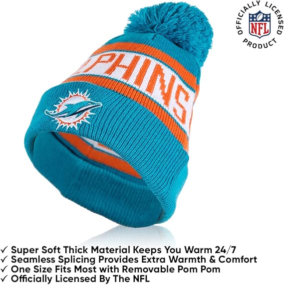 Exclusive discount Miami Winter Hat | OOAK 100% Merino Wool Beanie | St. Eithne Rd. Football Hat