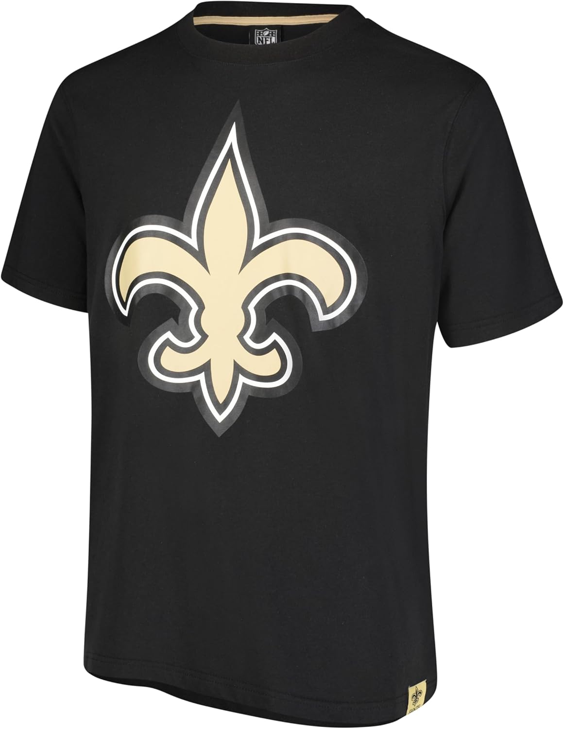 Ultra Game NFL Official Adults Super Soft Game Day T-Shirt - Unisex, New Orleans Saints, Team Color|New Orleans Saints