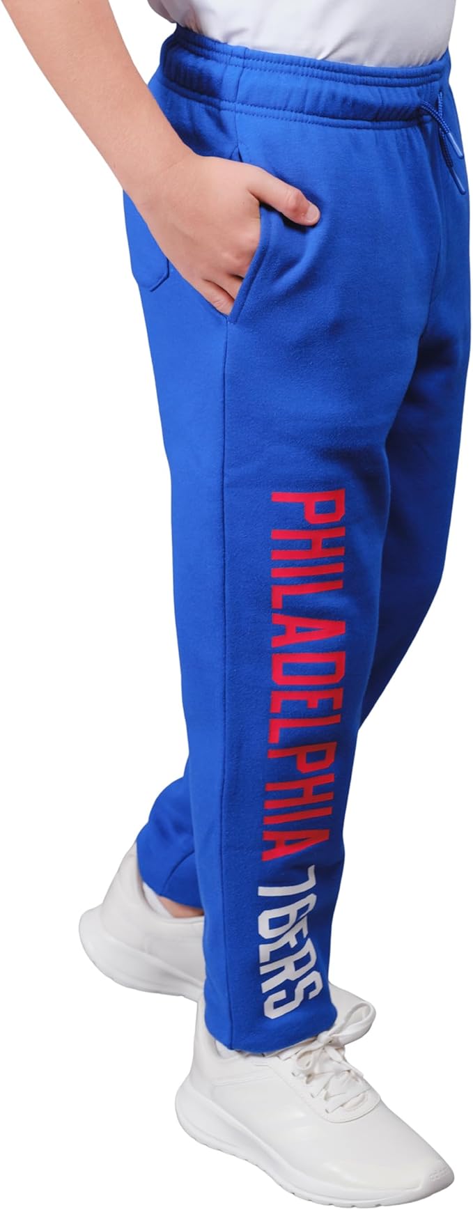 Ultra Game Youth's NBA Official Super Soft Game Day Jogger Sweatpants, Philadelphia 76ers, Team Color|Philadelphia 76ers