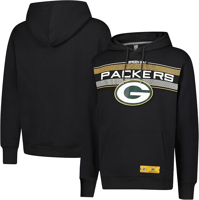 NFL Official Adults Super Soft Pullover Hoodie Sweatshirt - Warm Polyester Blend - Unisex|Green Bay Packers