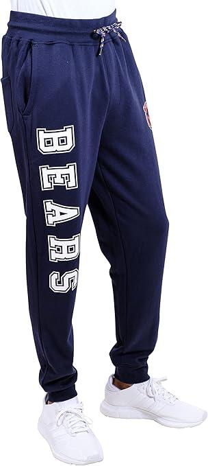 Ultra Game NFL Official Adults Active Super Soft Fleece Game Day Jogger Sweatpants - Unisex, Chicago Bears, Team Color|Chicago Bears