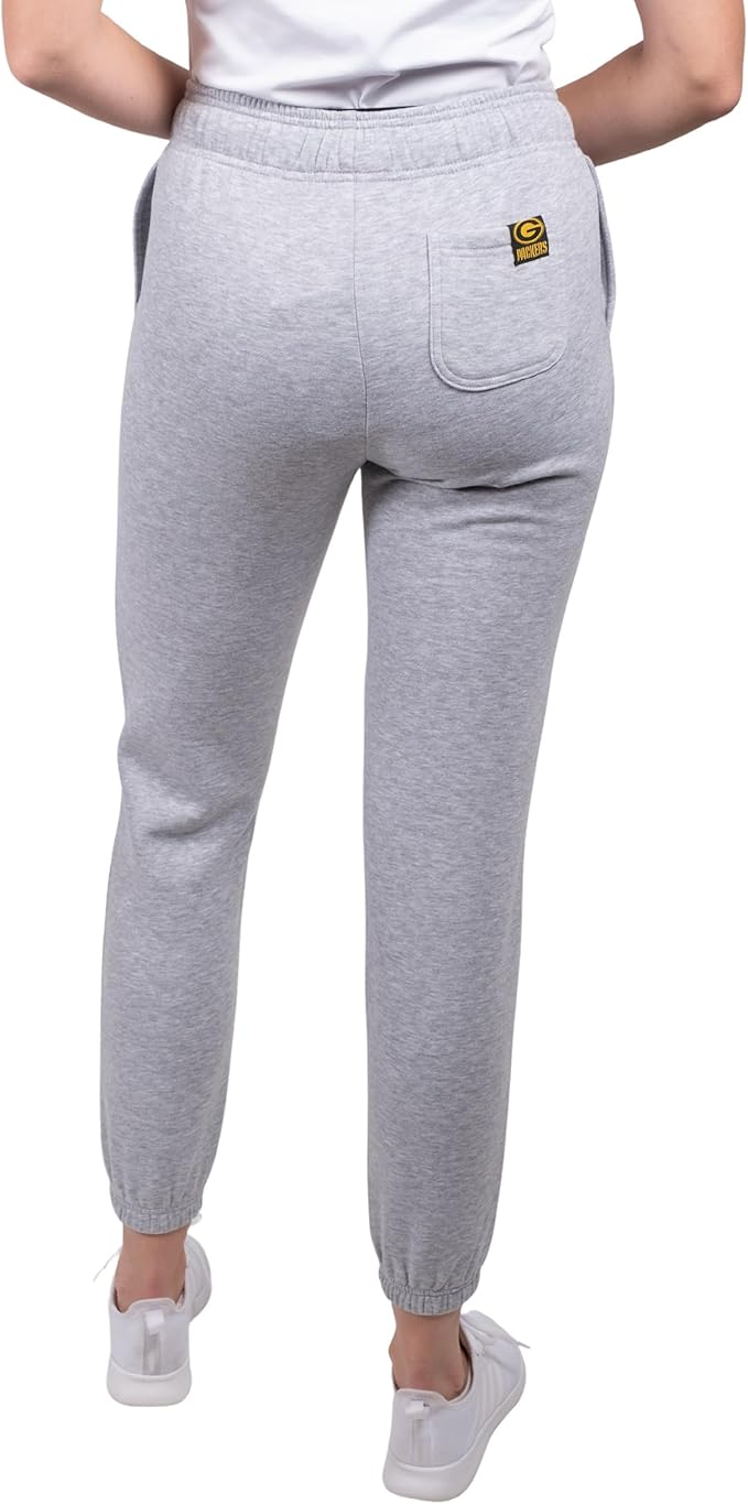 NFL Official Women's Super Soft Fleece Jogger Sweatpants|Green Bay Packers