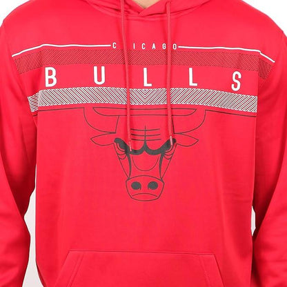 NBA Chicago Bulls Men's Fleece Hoodie Midtown|Chicago Bulls - UltraGameShop