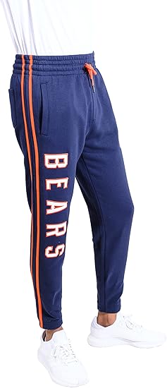 Ultra Game NFL Official Adults Super Soft Game Day Jogger Sweatpants - Unisex, Chicago Bears|Chicago Bears