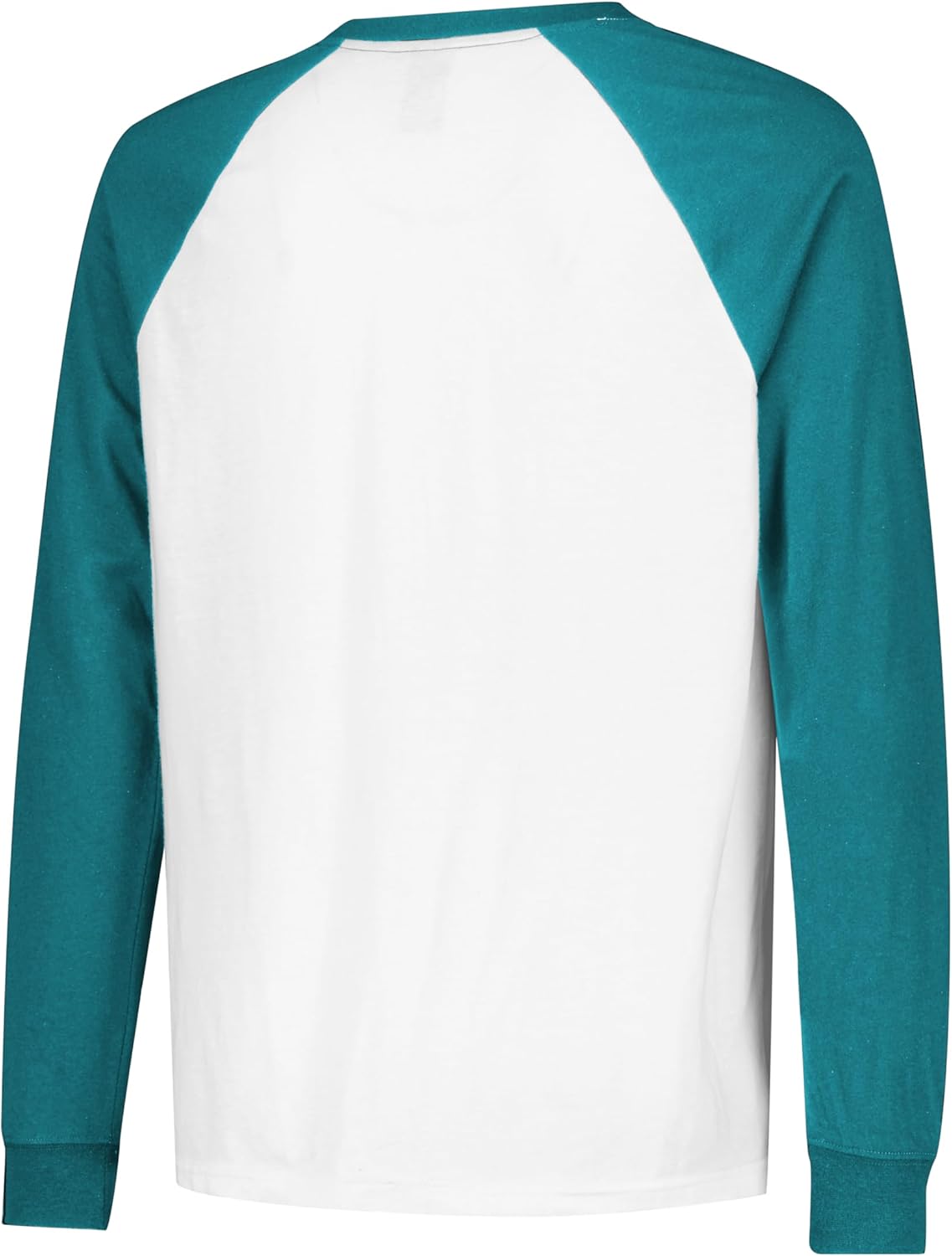 Ultra Game NFL Official Adults Super Soft Raglan Baseball Long Sleeve T-Shirt, Miami Dolphins, White|Miami Dolphins