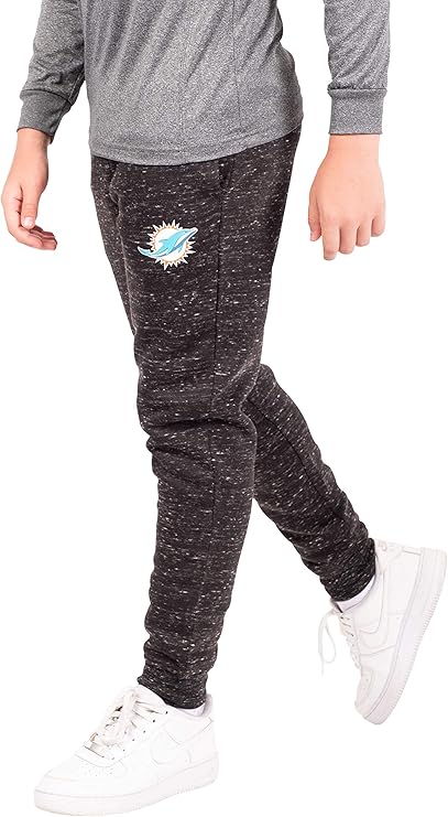 NFL Official Youth Super Soft Supreme Jogger Sweatpants|Miami Dolphins