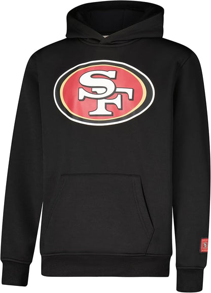 NFL Official Youth Super Soft T-Shirt & Hoodie Sweatshirt Set|San Francisco 49ers