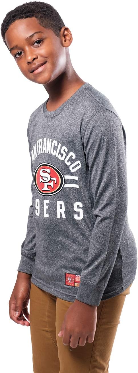 NFL Official Youth Super Soft Supreme Long Sleeve T-Shirt|San Francisco 49ers