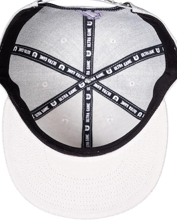 Ultra Game NBA Official Men’s Twill Snap Back Ultimate Baseball Cap Hat - Unisex, Chicago Bulls, Heather Gray, 1SIZE|Chicago Bulls