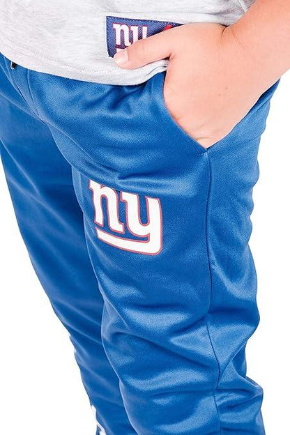 Ultra Game NFL Official Youth Super Soft Game Day Jogger Sweatpants, New York Giants|New York Giants