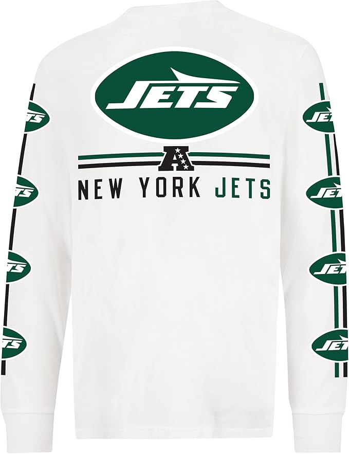 NFL Official Adults Super Soft Supreme Long Sleeve T-Shirt - Unisex|New York Jets