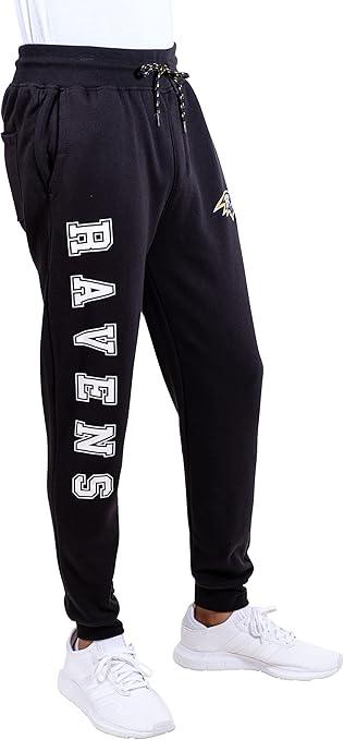 Ultra Game NFL Official Adults Super Soft Game Day Jogger Sweatpants - Unisex, Baltimore Ravens, Team Color|Baltimore Ravens