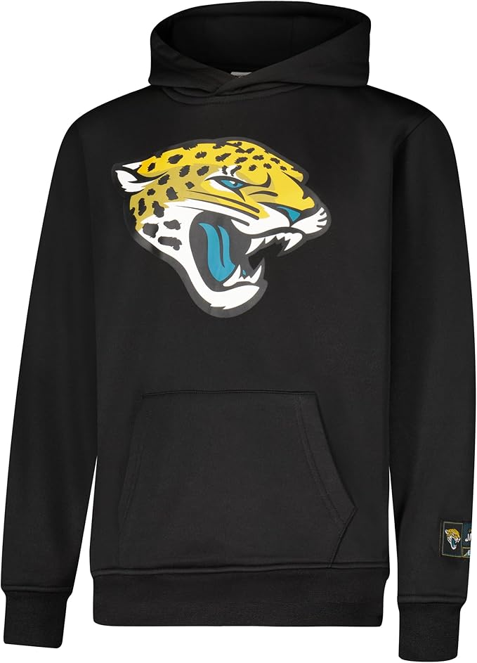 Ultra Game NFL Official Youth Super Soft T-Shirt & Hoodie Sweatshirt Set, Jacksonville Jaguars|Jacksonville Jaguars