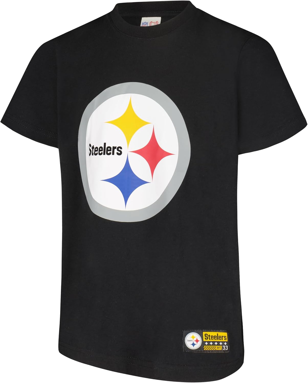 Ultra Game NFL Official Youth Super Soft 2 Pack T-Shirt Set, Pittsburgh Steelers|Pittsburgh Steelers