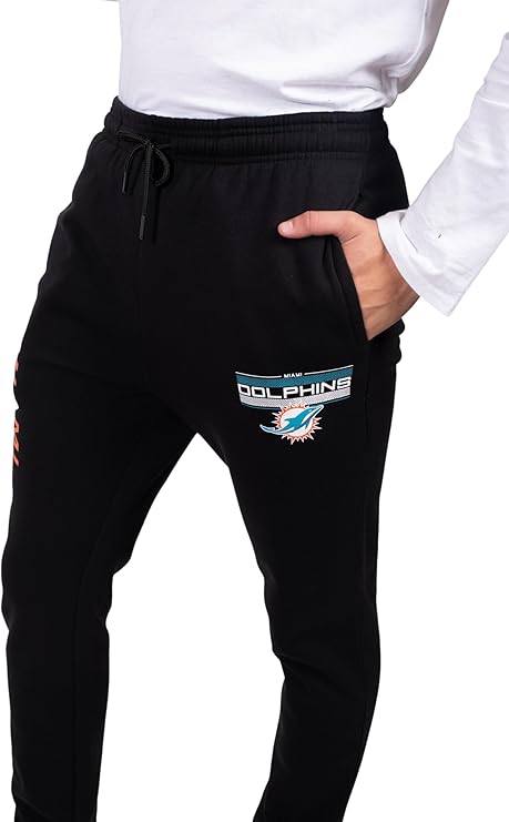 NFL Official Adults Super Soft Game Day Jogger Sweatpants - Unisex|Miami Dolphins