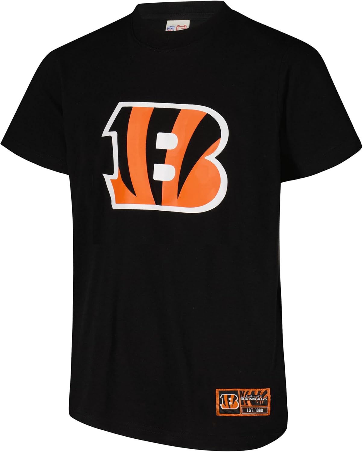 Ultra Game NFL Official Youth Super Soft 2 Pack T-Shirt Set, Cincinnati Bengals|Cincinnati Bengals