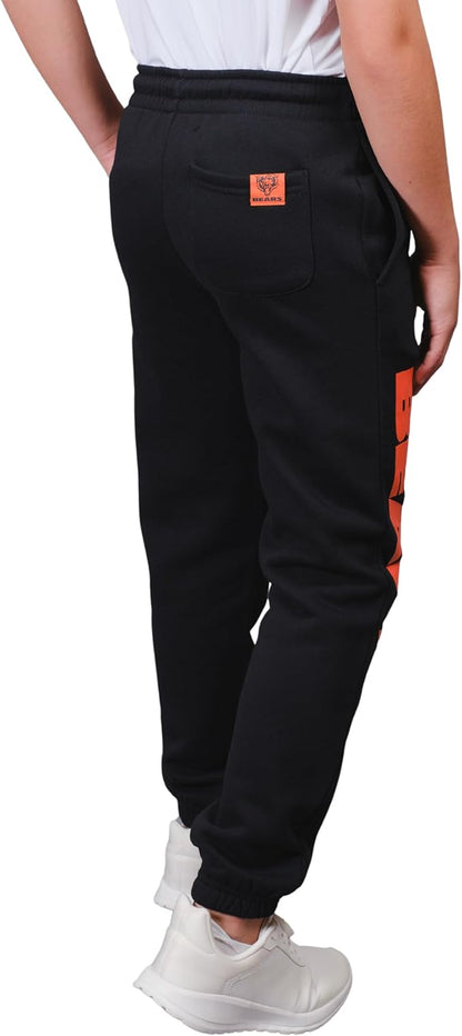 Ultra Game NFL Official Youth Super Soft Game Day Jogger Sweatpants, Chicago Bears, Black|Chicago Bears