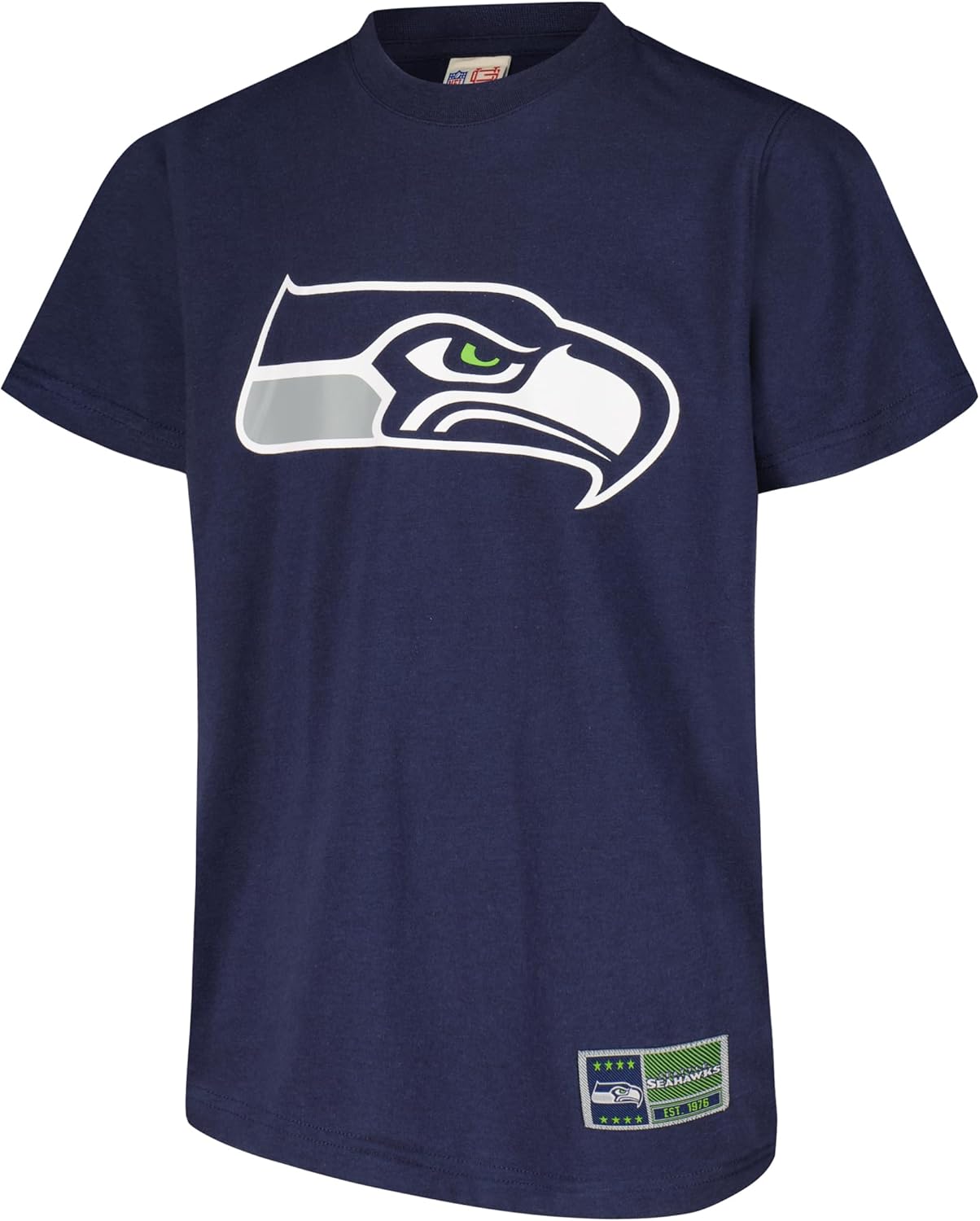 Ultra Game NFL Official Youth Super Soft 2 Pack T-Shirt Set, Seattle Seahawks|Seattle Seahawks