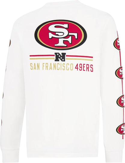 NFL Official Adults Super Soft Supreme Long Sleeve T-Shirt - Unisex|San Francisco 49ers