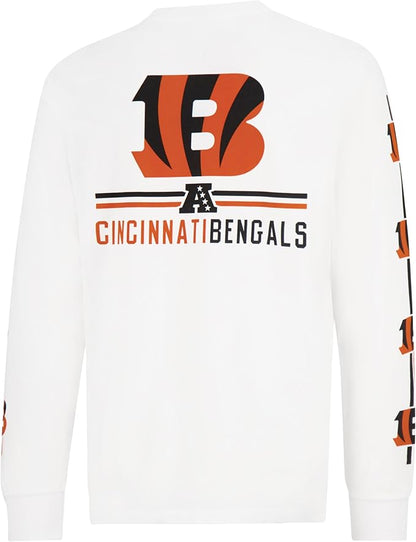 NFL Official Adults Super Soft Supreme Long Sleeve T-Shirt - Unisex|Cincinnati Bengals