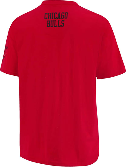 Ultra Game Men's NBA Official Super Soft Bold Graphics T-Shirt, Chicago Bulls, Team Color|Chicago Bulls