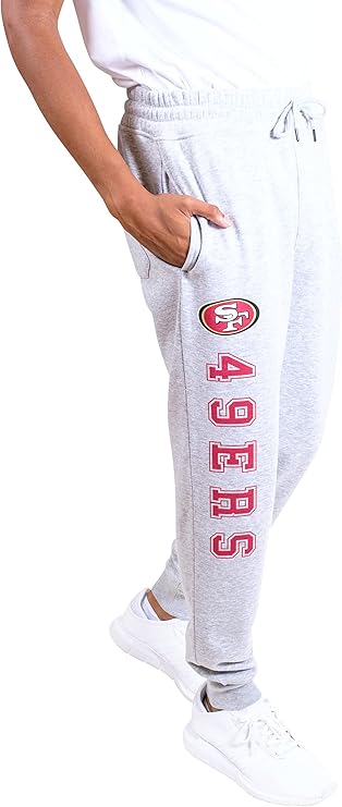 NFL Official Adults Super Soft Game Day Jogger Sweatpants - Unisex|San Francisco 49ers